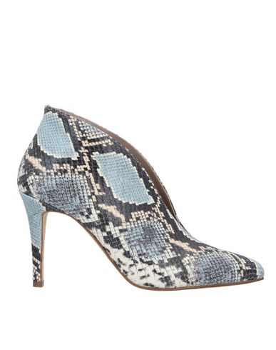 sky blue ankle boots