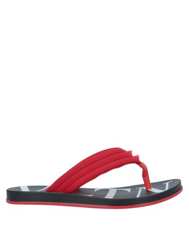 valentino flip flops red