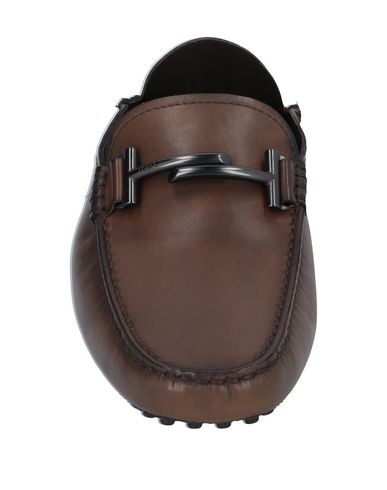 Shop Tod's Man Loafers Cocoa Size 7 Soft Leather In Brown