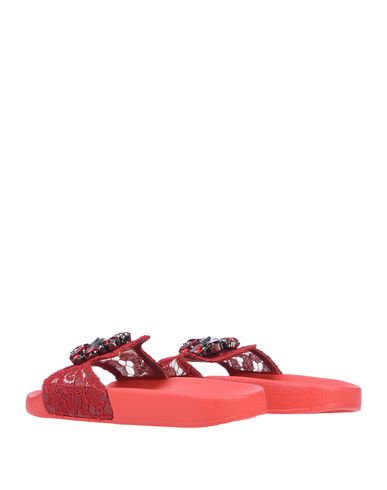 Dolce & Gabbana Sandals In Red