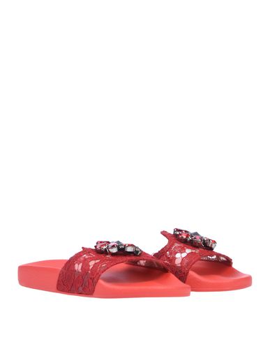 Dolce & Gabbana Sandals In Red