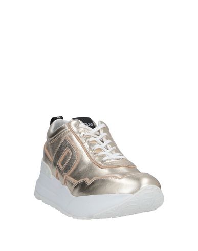 Shop Ruco Line Rucoline Woman Sneakers Gold Size 6 Soft Leather