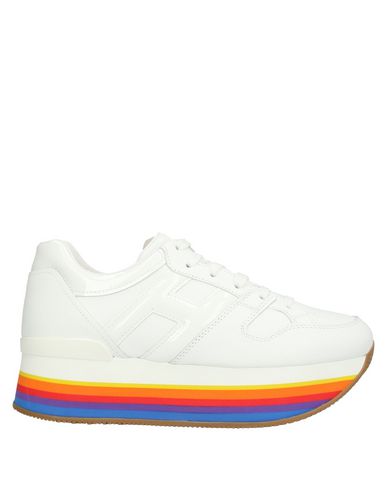 Shop Hogan Woman Sneakers White Size 8 Soft Leather