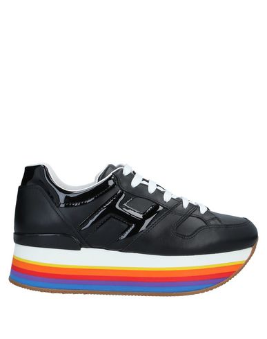 Shop Hogan Woman Sneakers Black Size 8 Soft Leather
