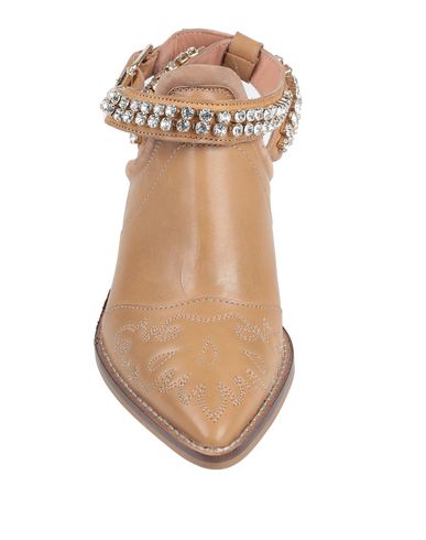 Shop Twinset Woman Mules & Clogs Camel Size 5 Soft Leather In Beige