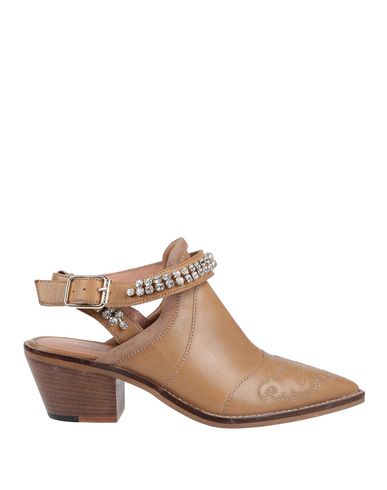 Twinset Woman Mules & Clogs Camel Size 5 Soft Leather In Beige
