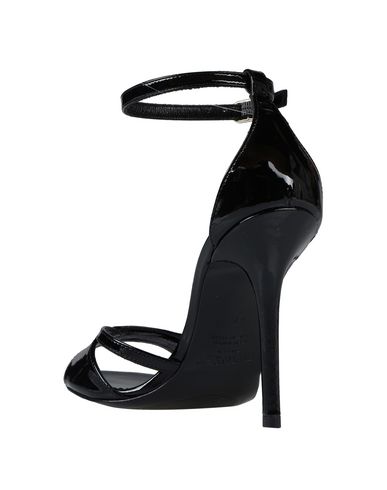 TWINSET TWINSET WOMAN SANDALS BLACK SIZE 7 LEATHER 11786024XV 9
