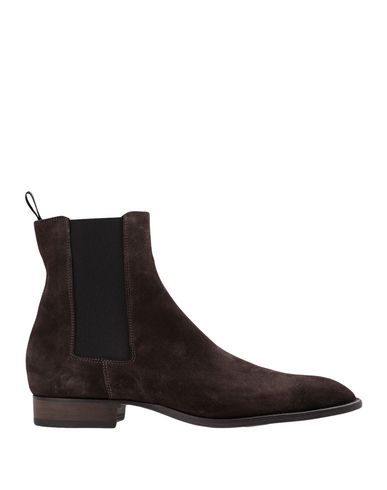 Shop Lemaré Man Ankle Boots Dark Brown Size 12 Soft Leather