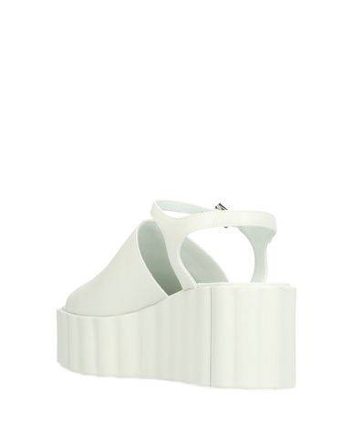 Shop Strategia Woman Sandals White Size 8 Leather