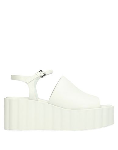Shop Strategia Woman Sandals White Size 8 Leather