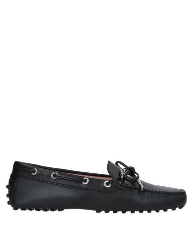 Tod's Woman Loafers Black Size 8 Soft Leather In Black