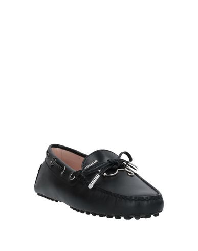 Tod's Woman Loafers Black Size 8 Soft Leather In Black