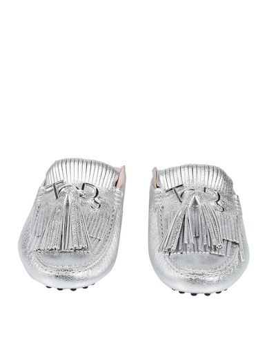 Shop Tod's Woman Mules & Clogs Silver Size 4 Soft Leather