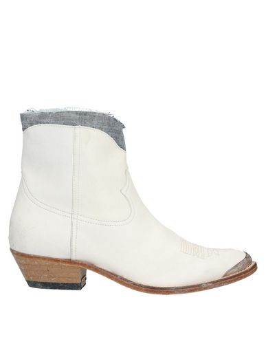 Golden Goose Ankle Boot In Ivory