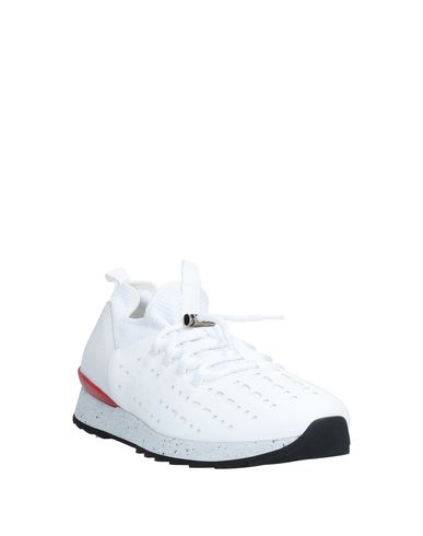 Shop Hogan Man Sneakers White Size 7 Soft Leather, Textile Fibers