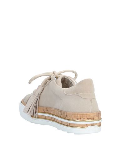 Shop Hogan Woman Sneakers Beige Size 5 Leather