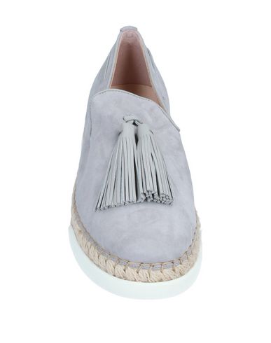 TOD'S TOD'S WOMAN ESPADRILLES GREY SIZE 7.5 LEATHER 11797558BV 4