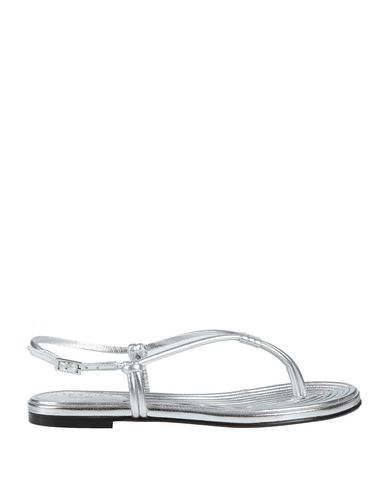 Greymer Toe Strap Sandals In Silver