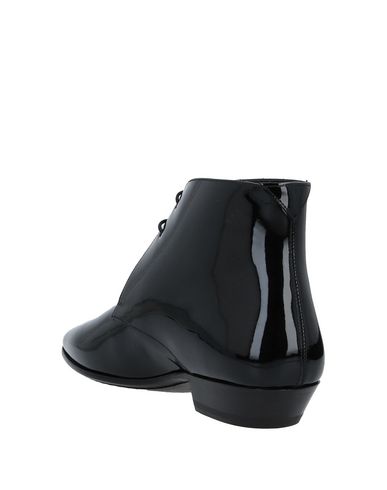 Shop Saint Laurent Woman Ankle Boots Black Size 6.5 Soft Leather