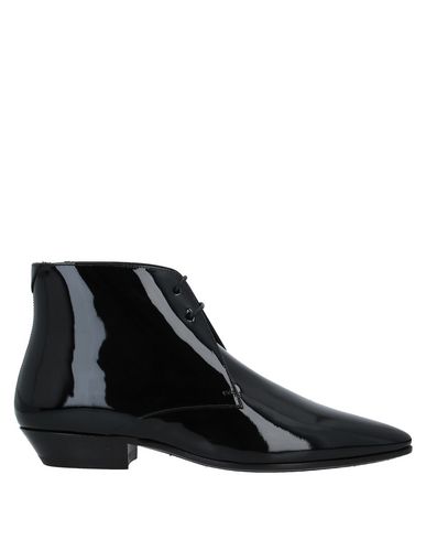 Shop Saint Laurent Woman Ankle Boots Black Size 7.5 Soft Leather