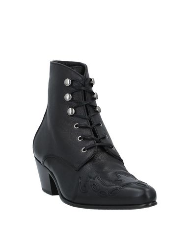 Shop Saint Laurent Woman Ankle Boots Black Size 7 Soft Leather