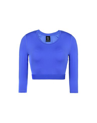 nike crop top blue