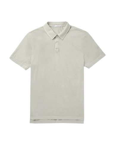 James Perse Polo Shirt In Light Grey