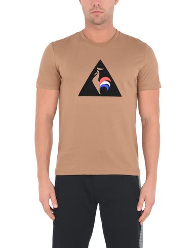 tee shirt coq sportif homme beige