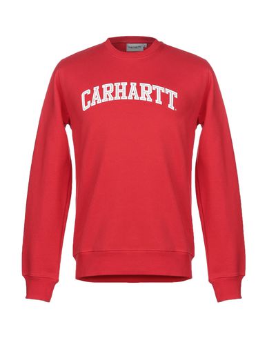 red carhartt sweatshirt