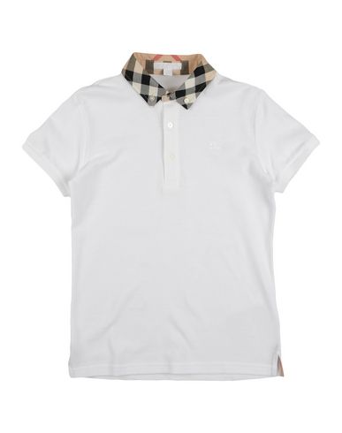 burberry white polo shirt