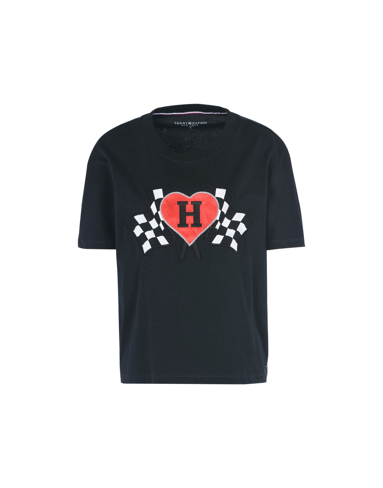 tommy hilfiger heart t shirt