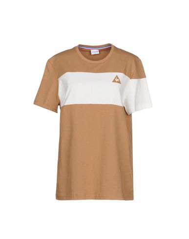 t shirt le coq sportif beige