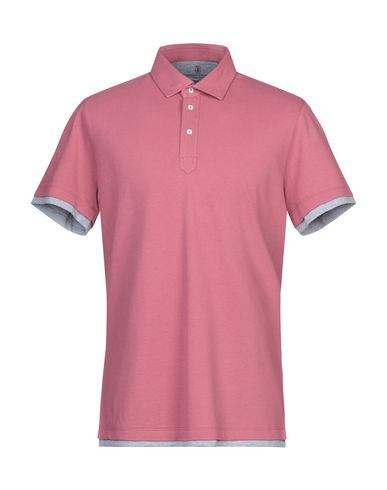 Brunello Cucinelli Polo Shirt In Pastel Pink