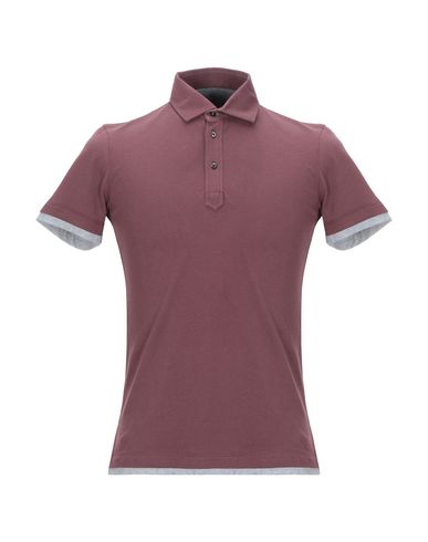 Brunello Cucinelli Polo Shirt In Deep Purple