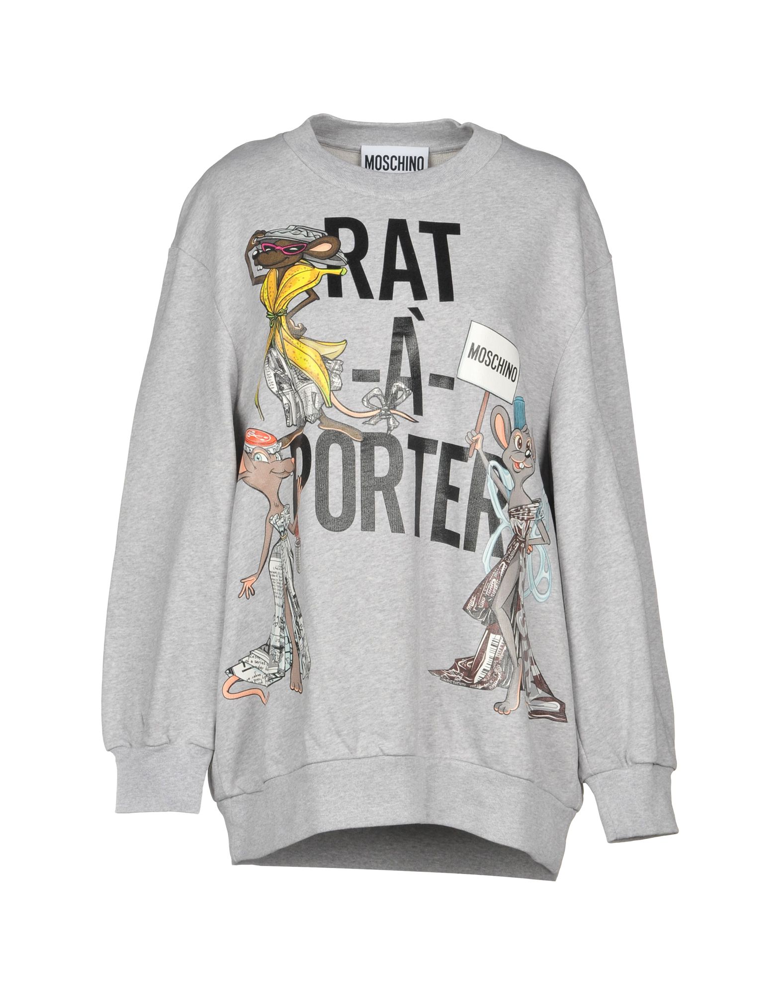 moschino sweatshirt grey