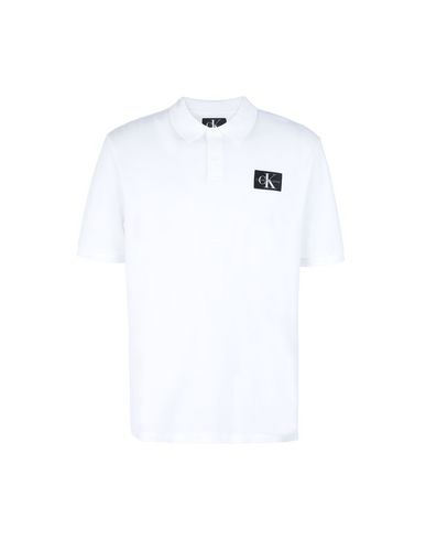 white calvin klein polo