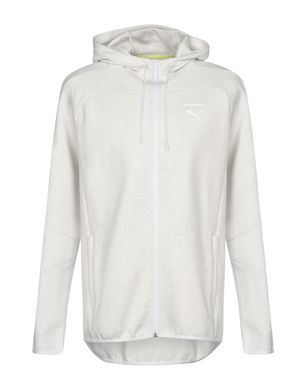 grey puma zip up hoodie