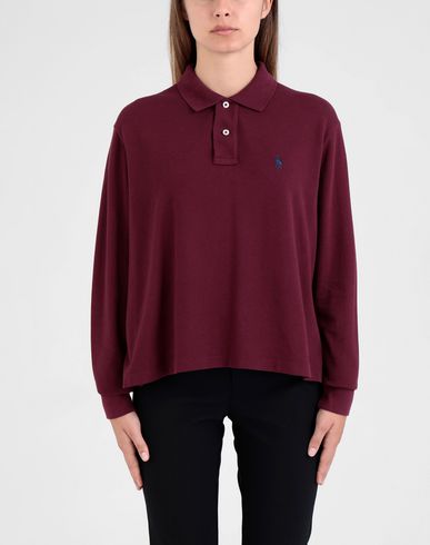 ralph lauren cropped polo shirt