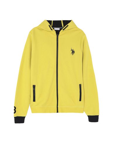 us polo yellow sweatshirt