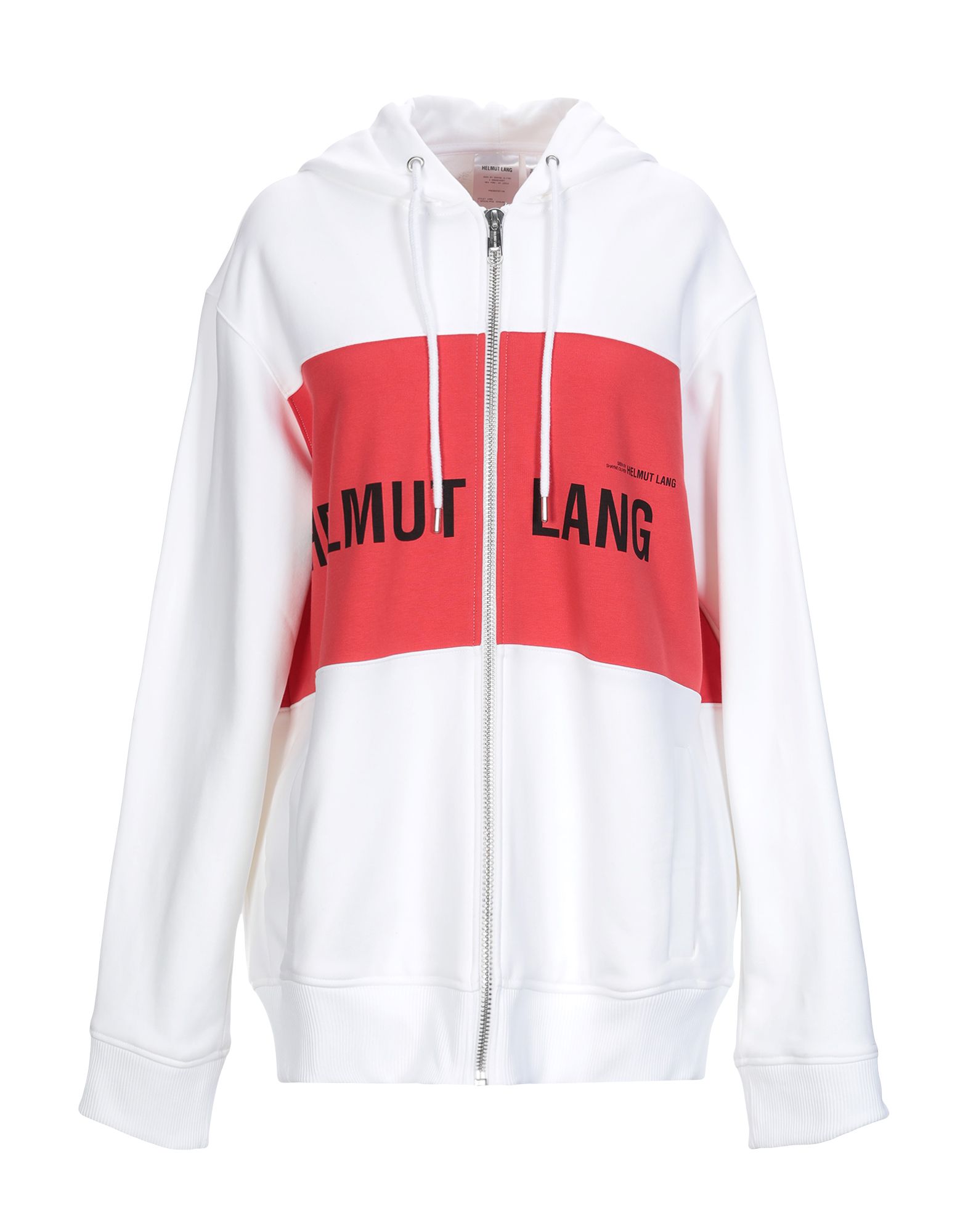 helmut lang red zip up