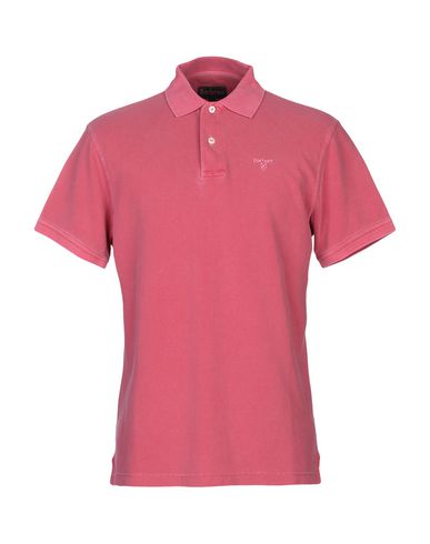Shop Barbour Polo Shirts In Fuchsia