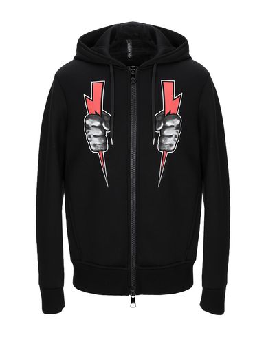ZOOM NEIL BARRETT - Hooded track jacket