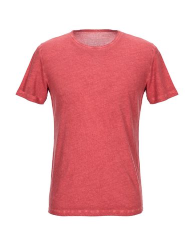 Majestic T-shirts In Brick Red