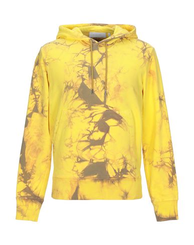 Helmut Lang Hooded Sweatshirt In Yellow