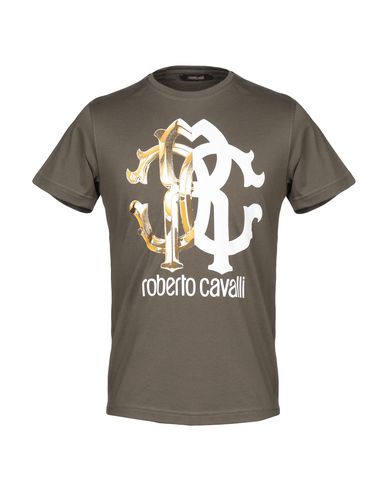 Roberto Cavalli T-shirt In Military Green | ModeSens