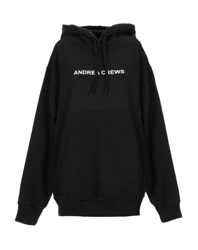 Andrea Crews Hooded Sweatshirt In Black