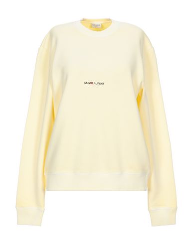 Saint Laurent Sweatshirt In Light Yellow