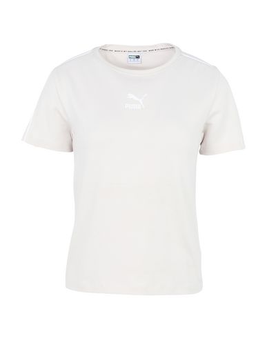 Puma Sports Bras And Performance Tops In Light Grey
