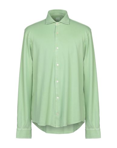 Fedeli Solid Color Shirt In Light Green