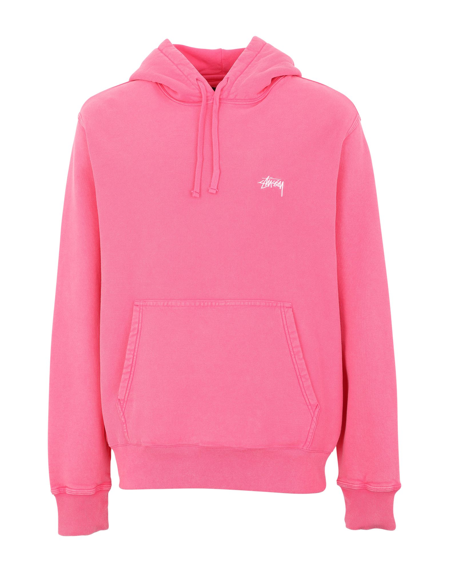 felpa stussy rosa cappuccio
